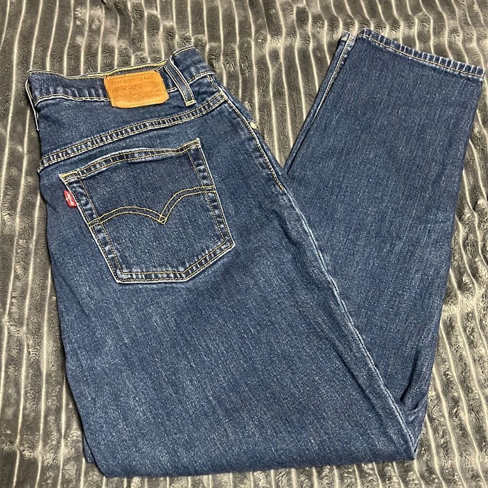 🔥🔥 LEVIS Premium MOM Jeans Sz 31‎ - “Big E” Tag - Perfect Condition